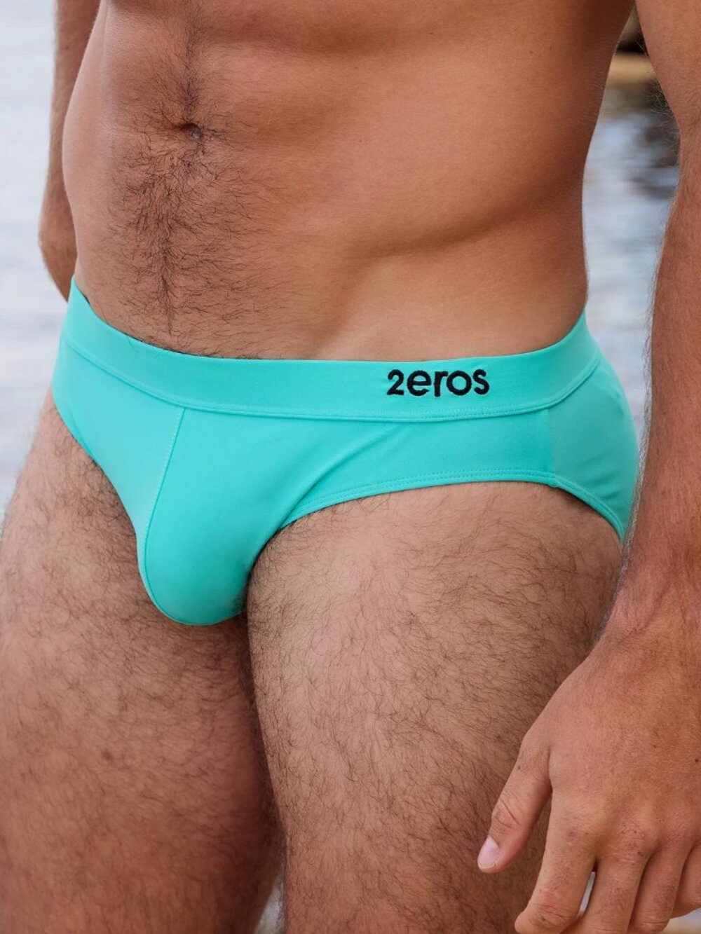 2Eros Encore Swim Brief V10 Neon Mint Large — NWT